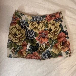 Vintage floral skirt